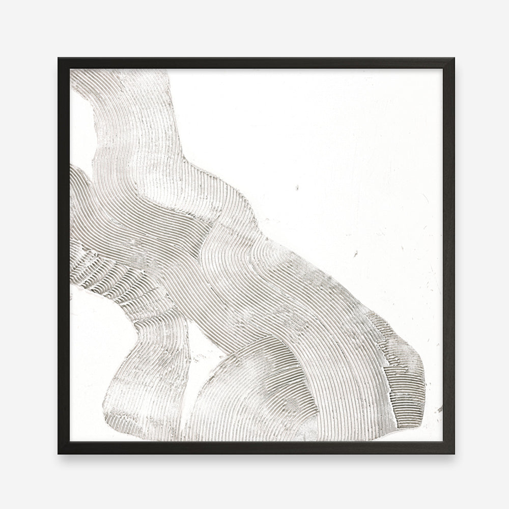 White Sculpture 2 (Square) Art Print