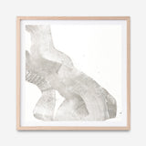 White Sculpture 2 (Square) Art Print