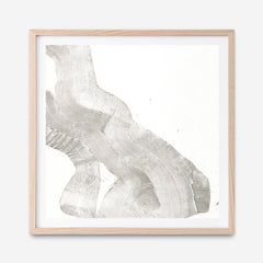 White Sculpture 2 (Square) Art Print