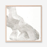 White Sculpture 2 (Square) Art Print