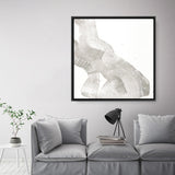White Sculpture 2 (Square) Canvas Print