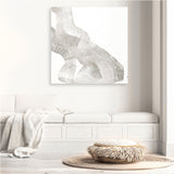 White Sculpture 2 (Square) Canvas Print