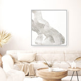 White Sculpture 2 (Square) Canvas Print