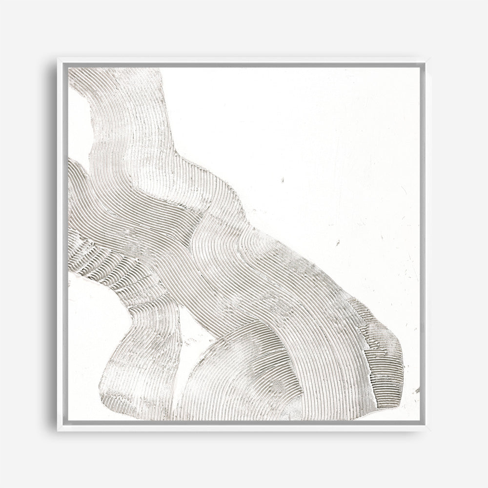 White Sculpture 2 (Square) Canvas Print
