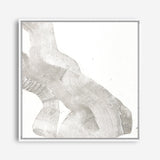 White Sculpture 2 (Square) Canvas Print