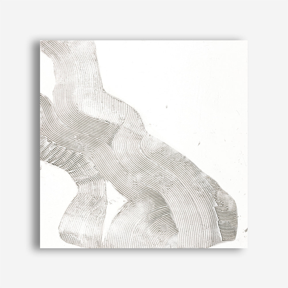 White Sculpture 2 (Square) Canvas Print