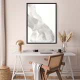 White Sculpture 2 Canvas Print