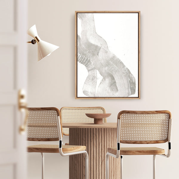 White Sculpture 2 Canvas Print
