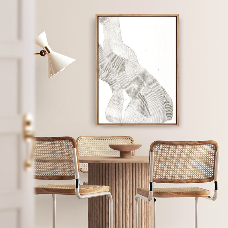 White Sculpture 2 Canvas Print