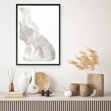 White Sculpture 2 Art Print