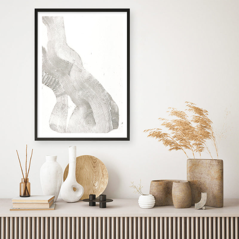 White Sculpture 2 Art Print