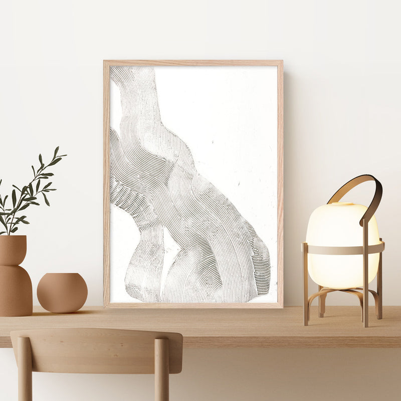 White Sculpture 2 Art Print
