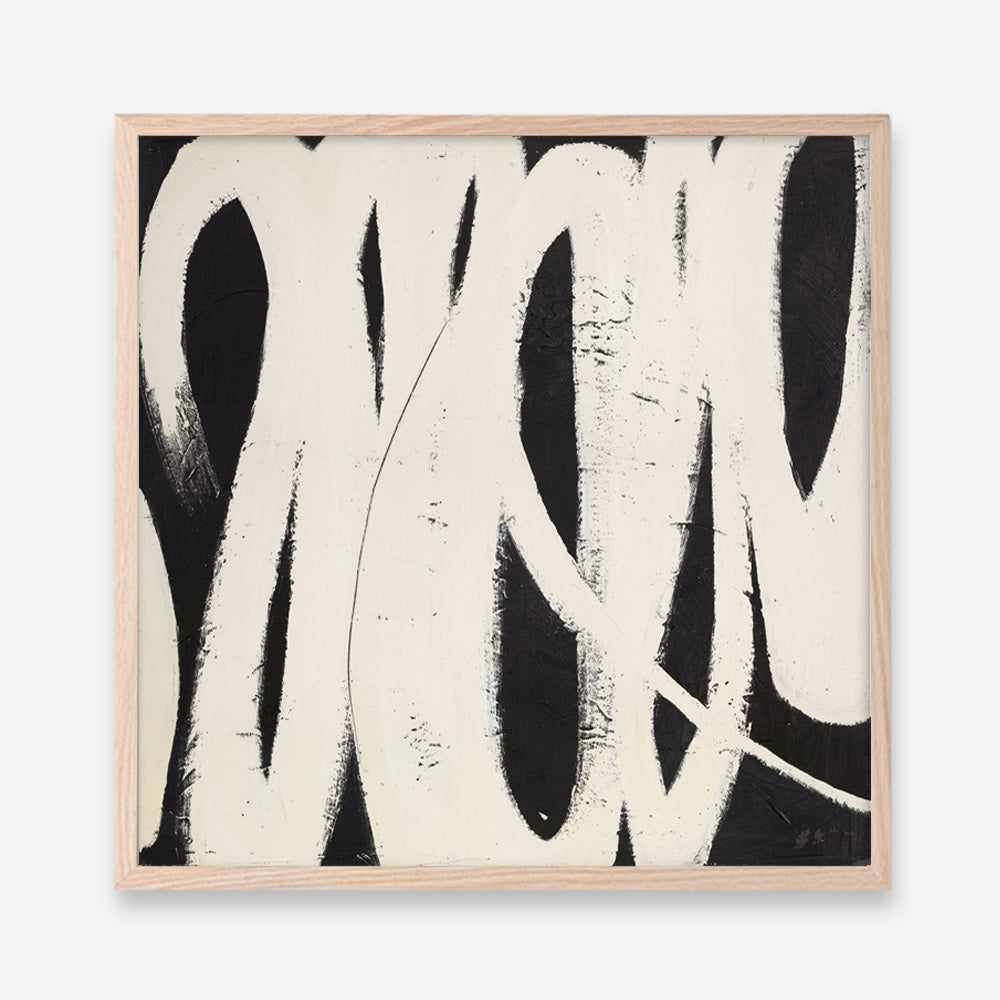 Spinning Around (Square) Art Print