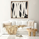 Spinning Around (Square) Canvas Print