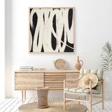 Spinning Around (Square) Art Print