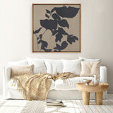 Fortuna Black (Square) Canvas Print