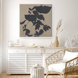 Fortuna Black (Square) Canvas Print