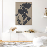 Fortuna Black Canvas Print