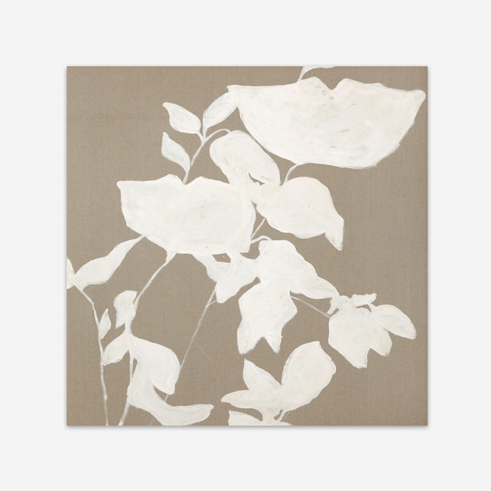 Fortuna White (Square) Art Print