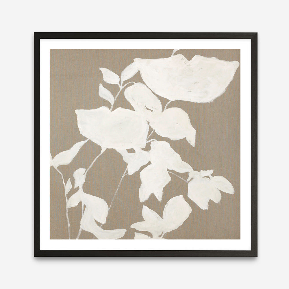 Fortuna White (Square) Art Print