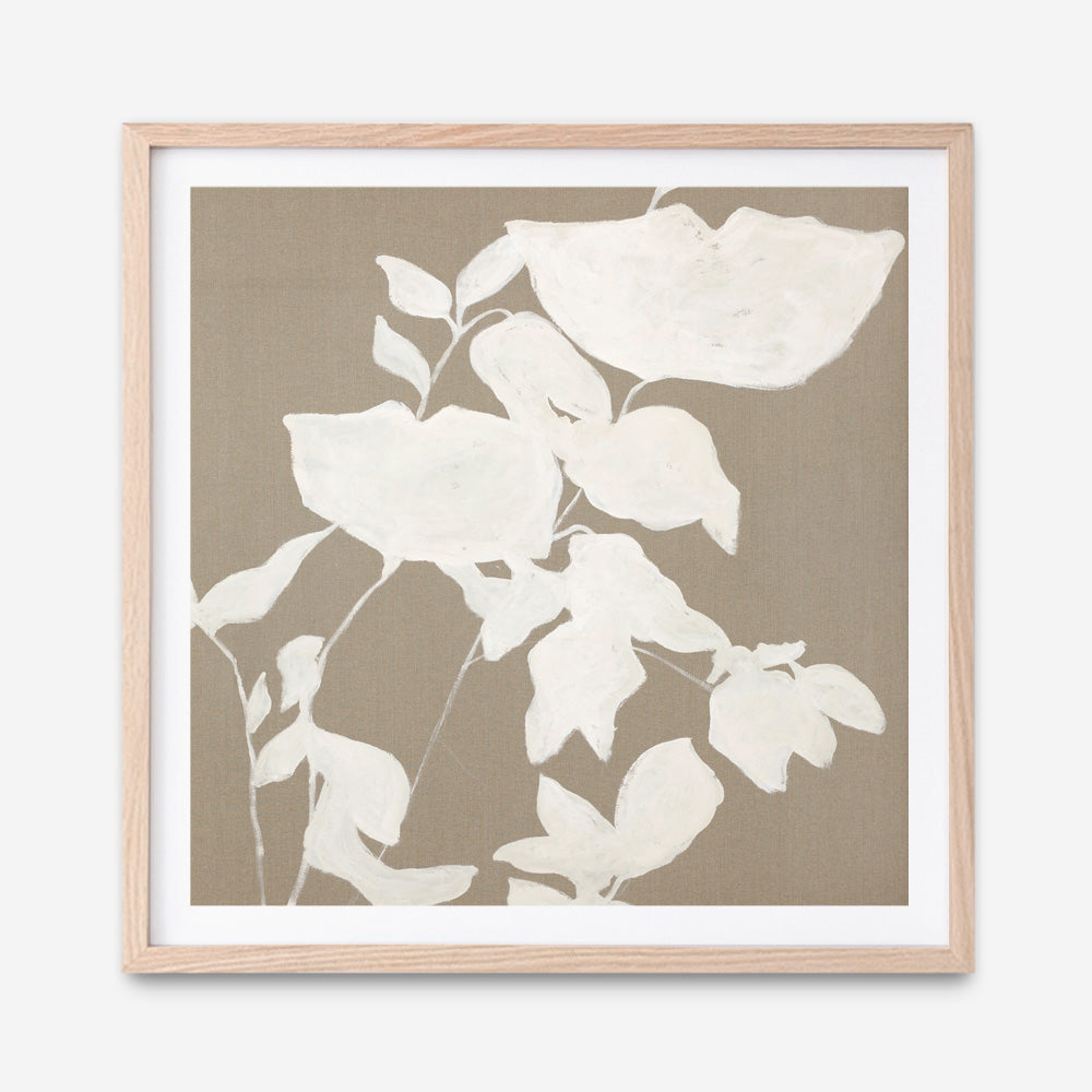 Fortuna White (Square) Art Print