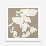 Fortuna White (Square) Art Print