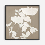 Fortuna White (Square) Canvas Print
