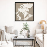 Fortuna White (Square) Art Print