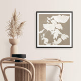 Fortuna White (Square) Art Print