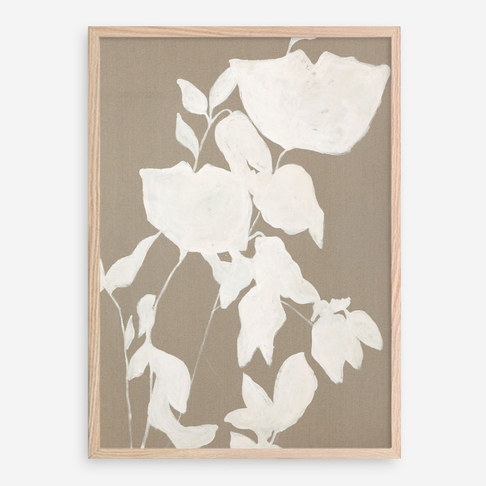 Fortuna White Art Print