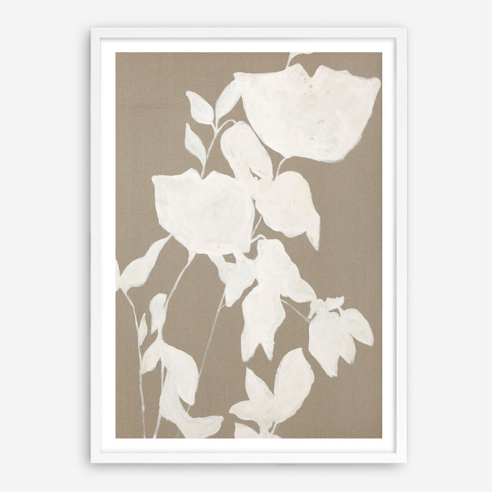 Fortuna White Art Print