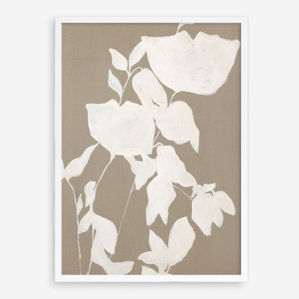 Fortuna White Art Print