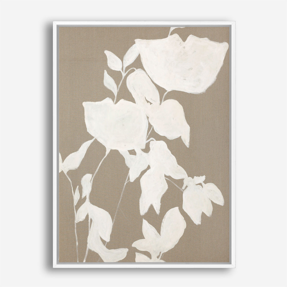 Fortuna White Canvas Print
