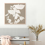 Fortuna White (Square) Art Print