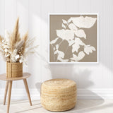 Fortuna White (Square) Art Print