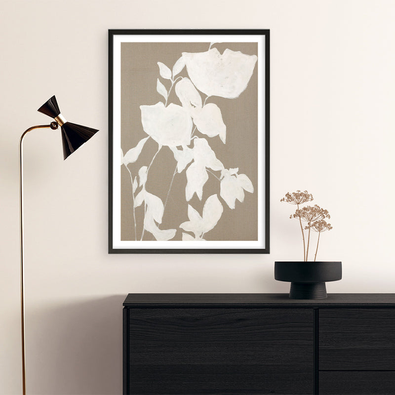 Fortuna White Art Print