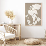 Fortuna White Art Print