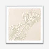 Beige Heritage (Square) Art Print