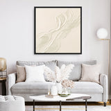 Beige Heritage (Square) Canvas Print