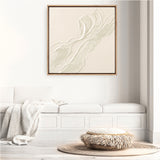 Beige Heritage (Square) Canvas Print