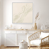 Beige Heritage (Square) Canvas Print