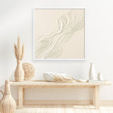 Beige Heritage (Square) Art Print