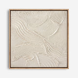 Sand Shadows (Square) Canvas Print