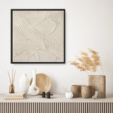 Sand Shadows (Square) Canvas Print