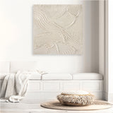 Sand Shadows (Square) Canvas Print