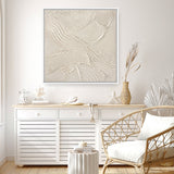 Sand Shadows (Square) Canvas Print