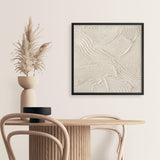 Sand Shadows (Square) Art Print