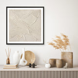 Sand Shadows (Square) Art Print