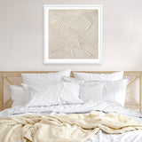 Sand Shadows (Square) Art Print