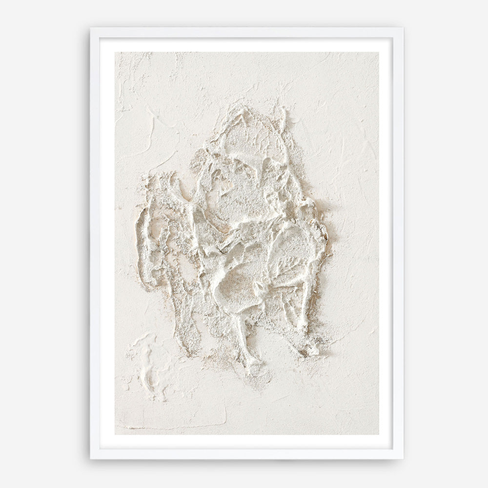 White Beach Art Print